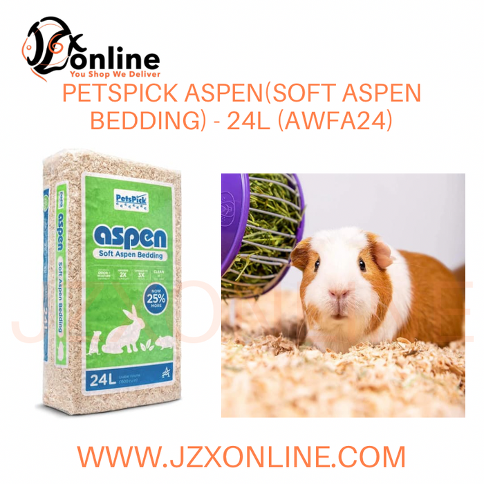 PETSPICK Aspen (Soft Aspen Bedding) - 24L (AWFA24)