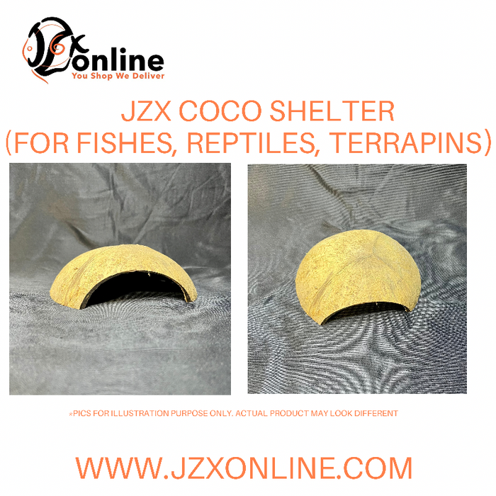 JZX Coco Shelter (For Fish, Reptiles and Terrapins)