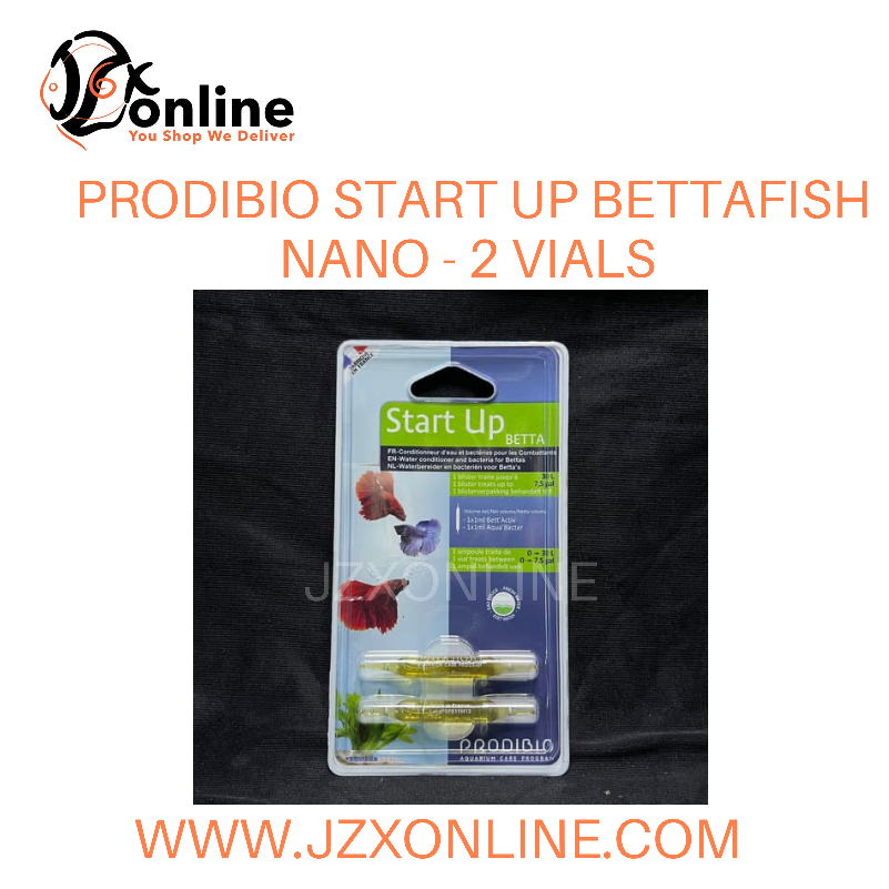 PRODIBIO START UP BETTA - 2 Vials (Water conditioner and bacteria for Bettafish)
