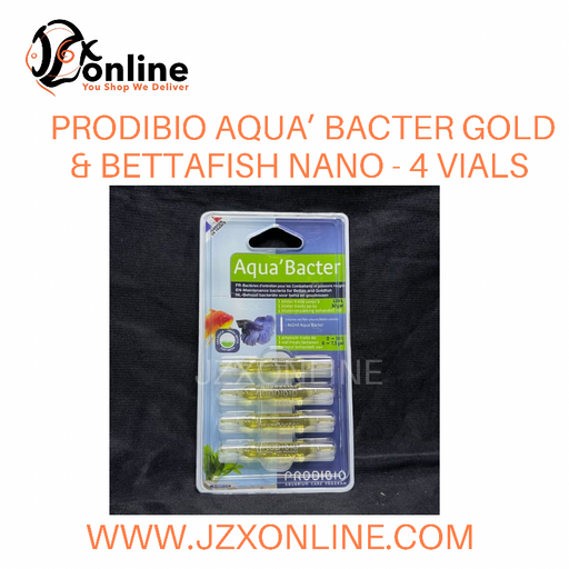 PRODIBIO AQUA’BACTER Gold & Bettafish Nano - 4 vials