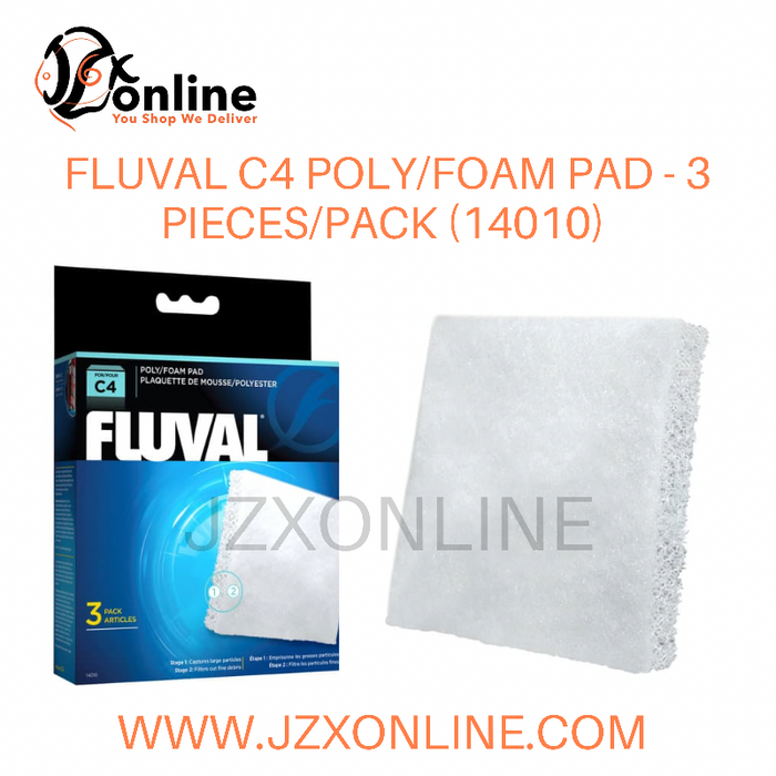FLUVAL C4 Poly/Foam Pad - 3 piece/pack (14010)