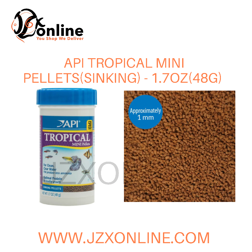 API Tropical Mini Pellets(Sinking) - 1.7oz(48g)