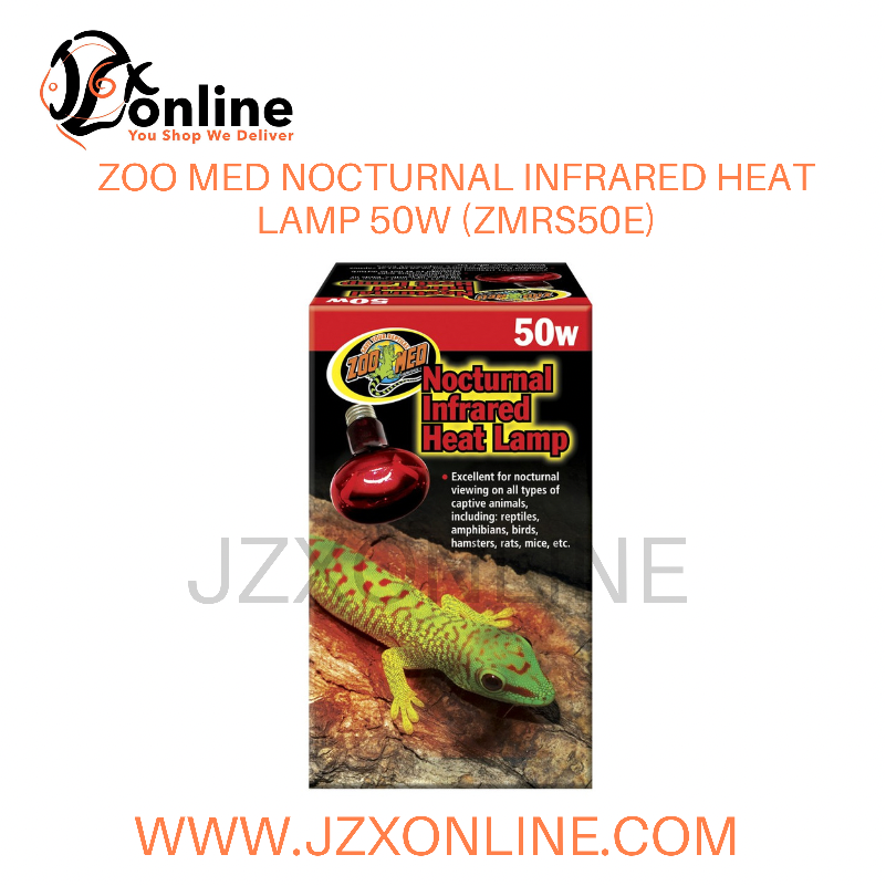 Zoo med nocturnal shop infrared heat lamp 50w