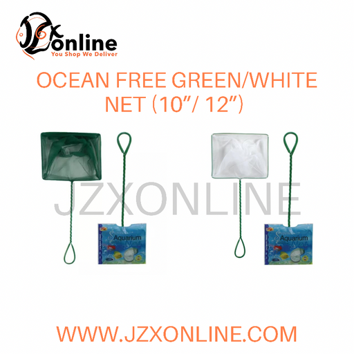 aquariumfish net free fish OCEAN FREE Green / White Fish Net (10" / 12")