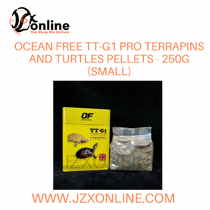 OCEAN FREE PRO SERIES TT-G1 (Pro Terrapins & Turtles Pellet) (Small) - 250g