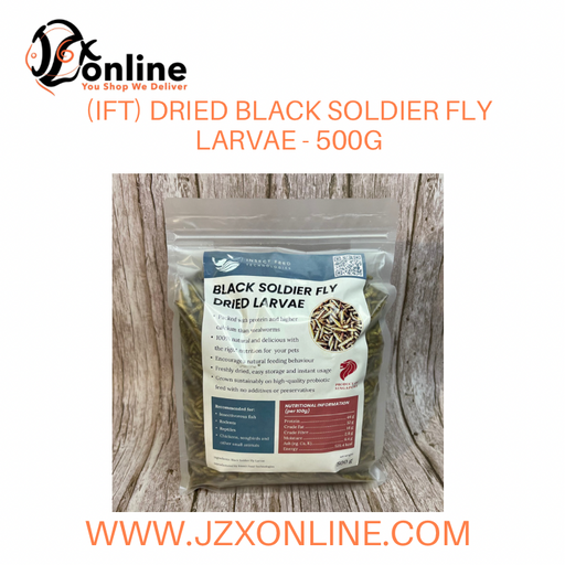 (IFT) Dried Black Soldier Fly Larvae - 500g