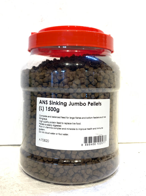 ANS Sinking Jumbo Pellets (L) - 1.5kg (A70820)