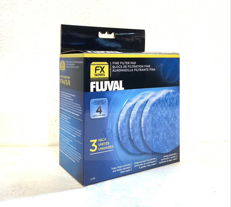 FLUVAL FX4/FX6 Fine Filter Pads (3 pieces/pack)