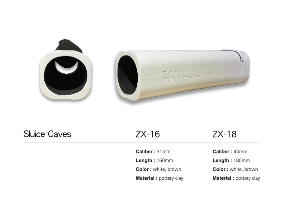 ZOOHOME ZX Series Pleco Breeding Caves