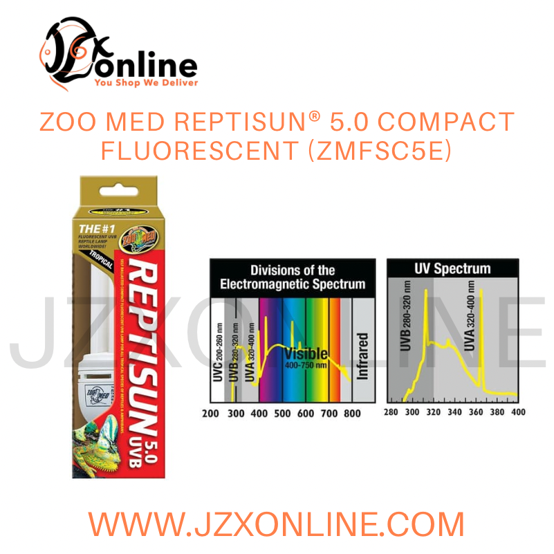 Zoo med ReptiSun® 5.0 Compact Fluorescent (ZMFSC5E)