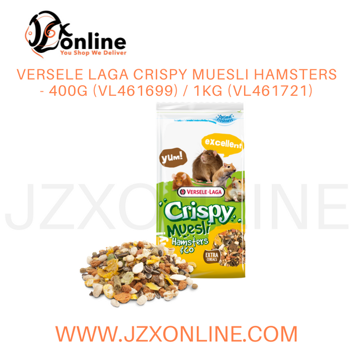 VERSELE LAGA Crispy Muesli Hamsters - 400g (VL461699) / 1kg (VL461721)