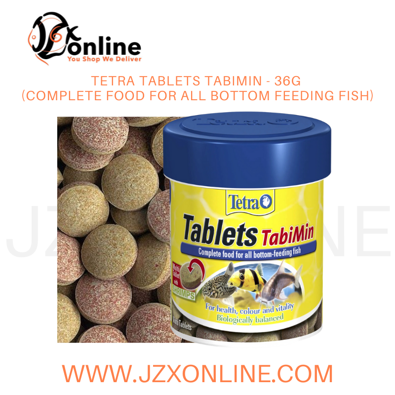 TETRA Tablets TabiMin 36g (Complete Food For All Bottom Feeding Fish)