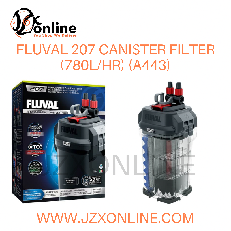 FLUVAL 207 Canister Filter (780L/Hr) (A443)