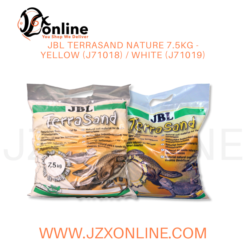 JBL TerraSand Nature 7.5kg - Yellow (J71018) / White (J71019)