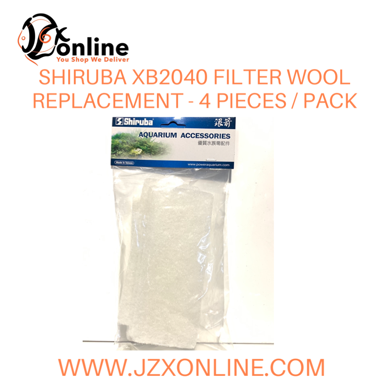 SHIRUBA Wool Replacement for XB2040 (4pcs/pack)