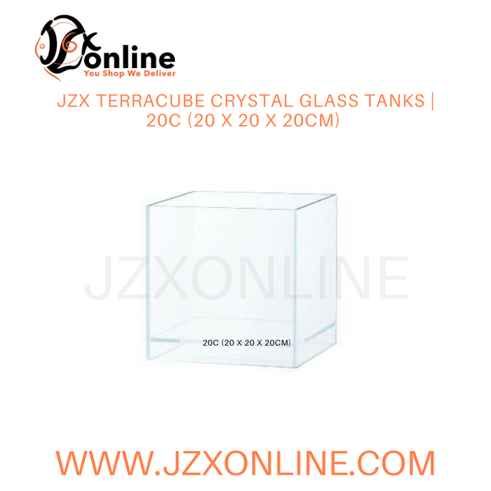 JZX Terracube Crystal Glass Tanks | Various sizes