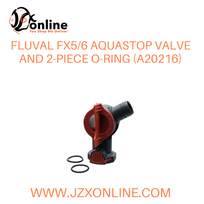 FLUVAL FX5/6 AquaStop Valve and 2-piece O-ring (A20216)