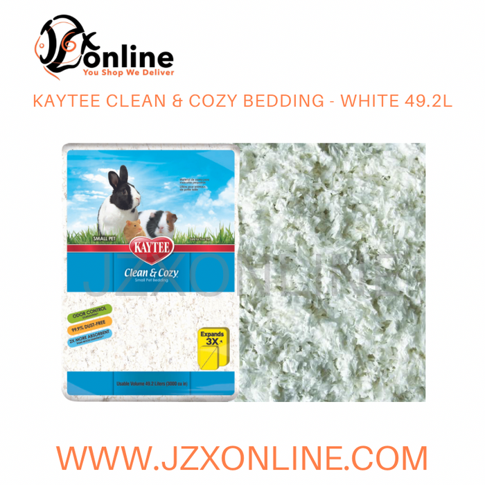 Kaytee Clean & Cozy White Small Animal Pet Bedding 49.2 Liters