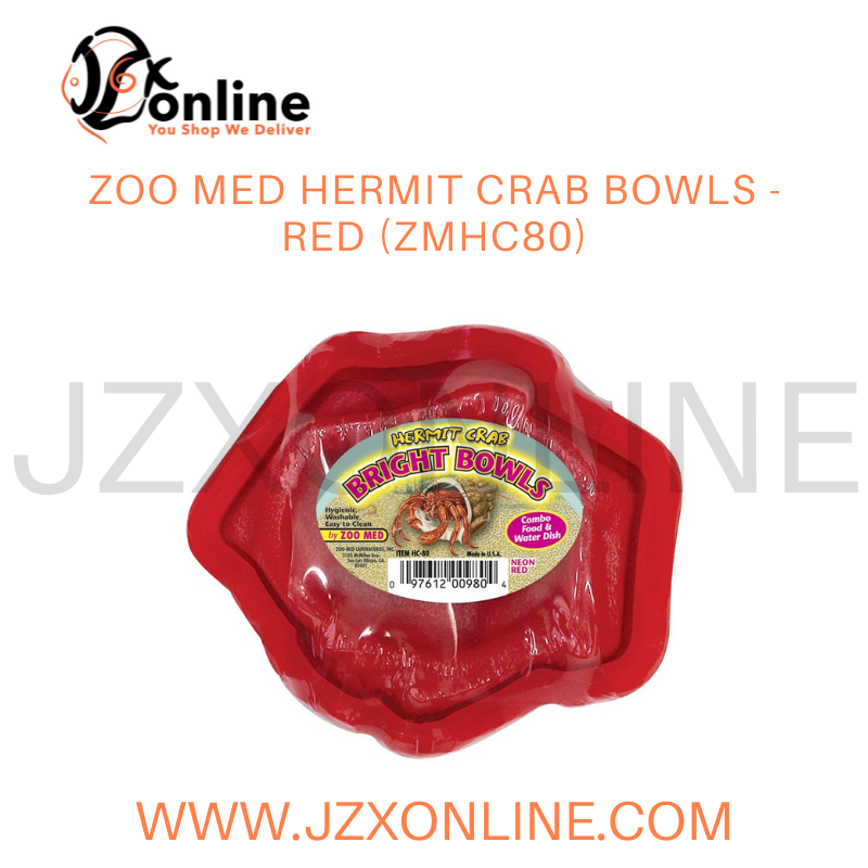 Zoo med Hermit Crab Bowls - Red (ZMHC80)