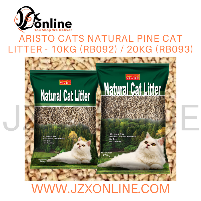 ARISTO CATS Natural Pine Cat Litter - 10kg (RB092) / 20kg (RB093)