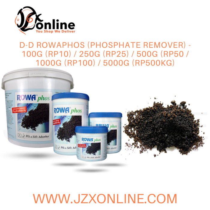 D-D Rowaphos (Phosphate Remover) - 100g (RP10) / 250g (RP25) / 500g (RP50 / 1000g (RP100) / 5000g (RP500KG)