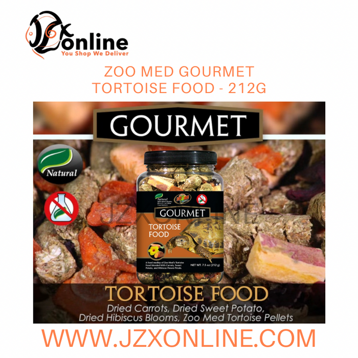 ZOO MED Gourmet Tortoise Food - 212g