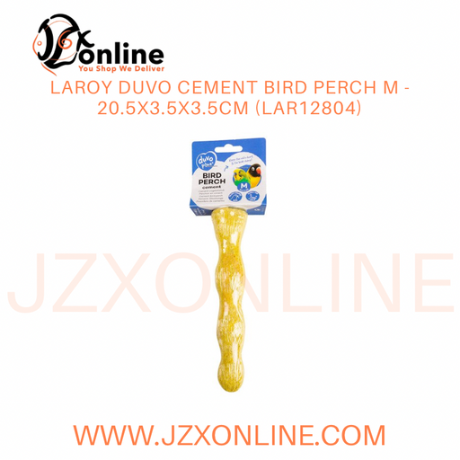 LAROY DUVO Cement bird perch M - 20.5x3.5x3.5cm (LAR12804)