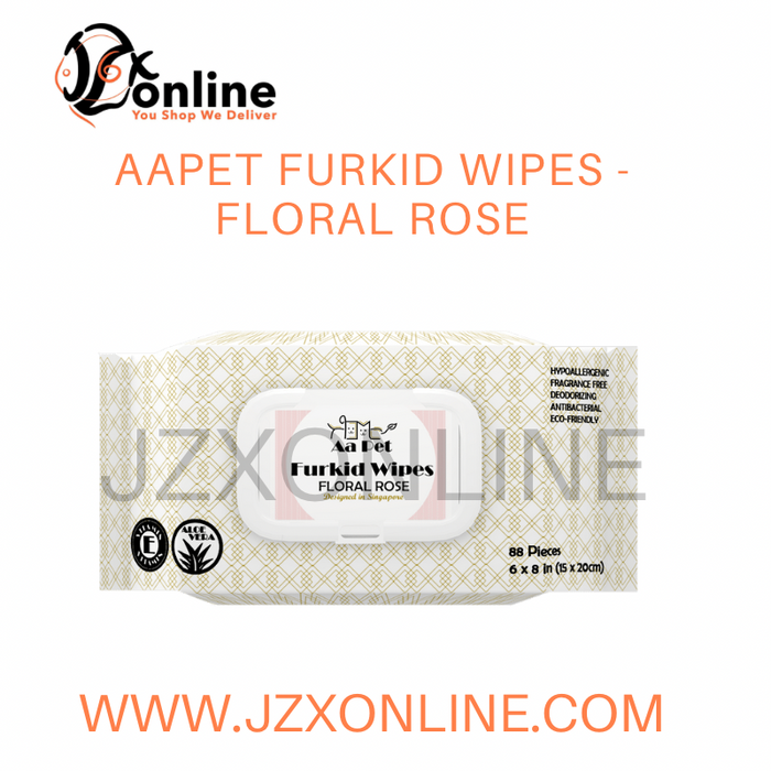 AAPET Furkid Wipes - Baby Powder / Floral Rose