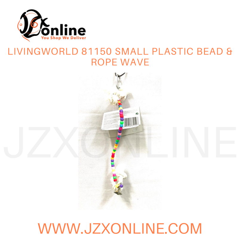 LIVINGWORLD 81150 Small Plastic Bead & Rope Wave