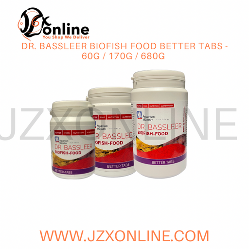 DR. BASSLEER BIOFISH FOOD Better Tabs - 60g / 170g / 680g