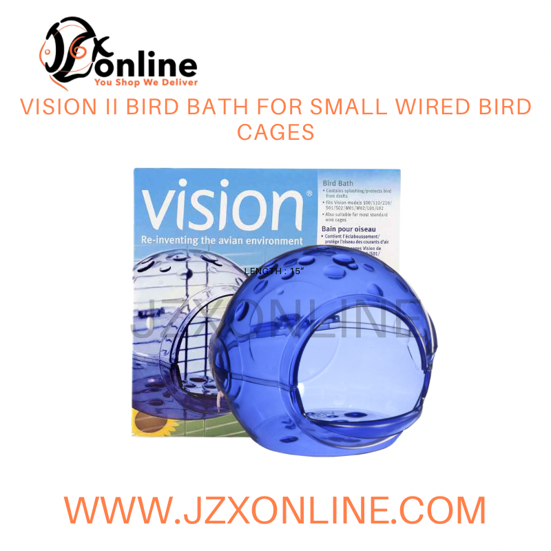 VISION II Bird Bath For Small Wired Bird Cages