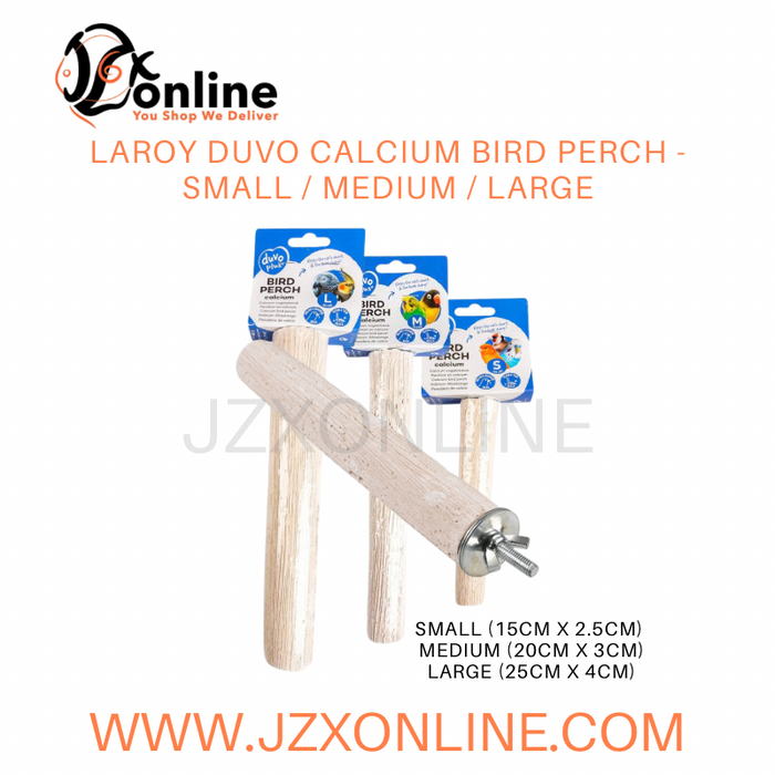 LAROY DUVO Calcium Bird Perch - Small / Medium / Large