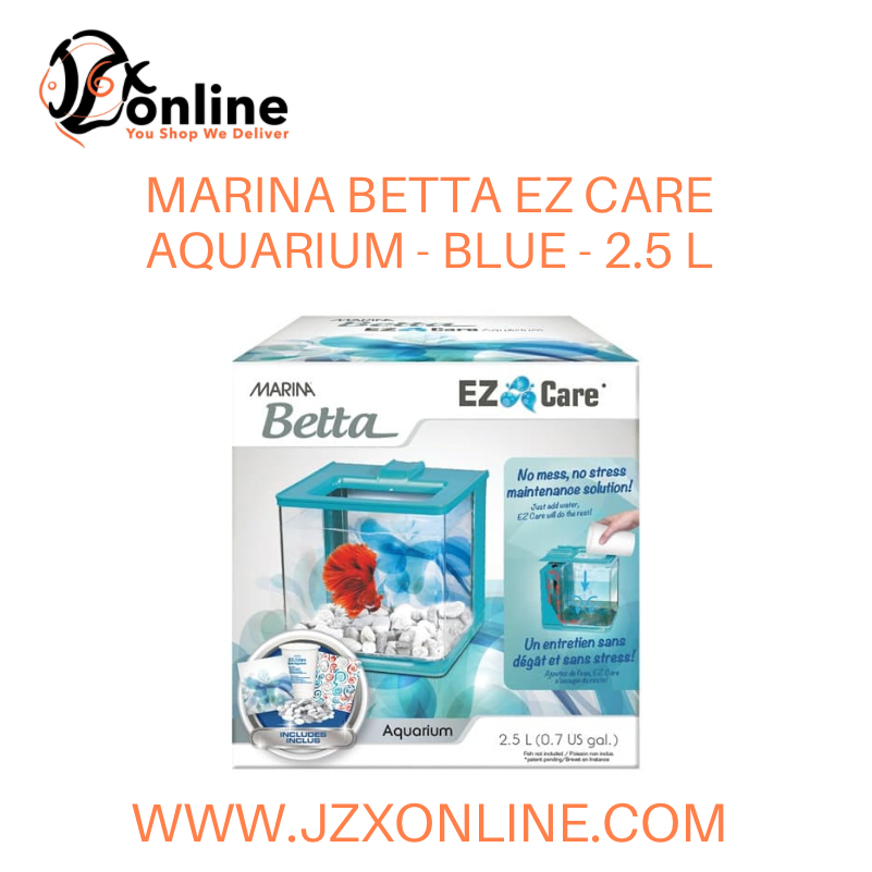 MARINA Betta EZ Care Aquarium - Blue - 2.5 L (13359)