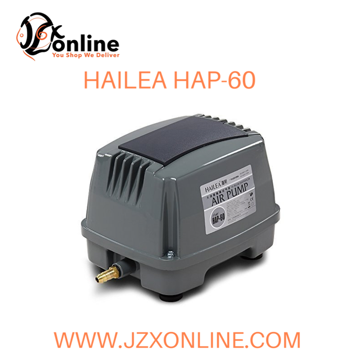 Hailea HAP 60 zuurstofluchtpomp voor aquarium en vijver, tot 3600 l/u, membraanpomp Hailea HAP 60 zuurstofluchtpomp voor aquarium en vijver, tot 3600 l/u, membraanpomp