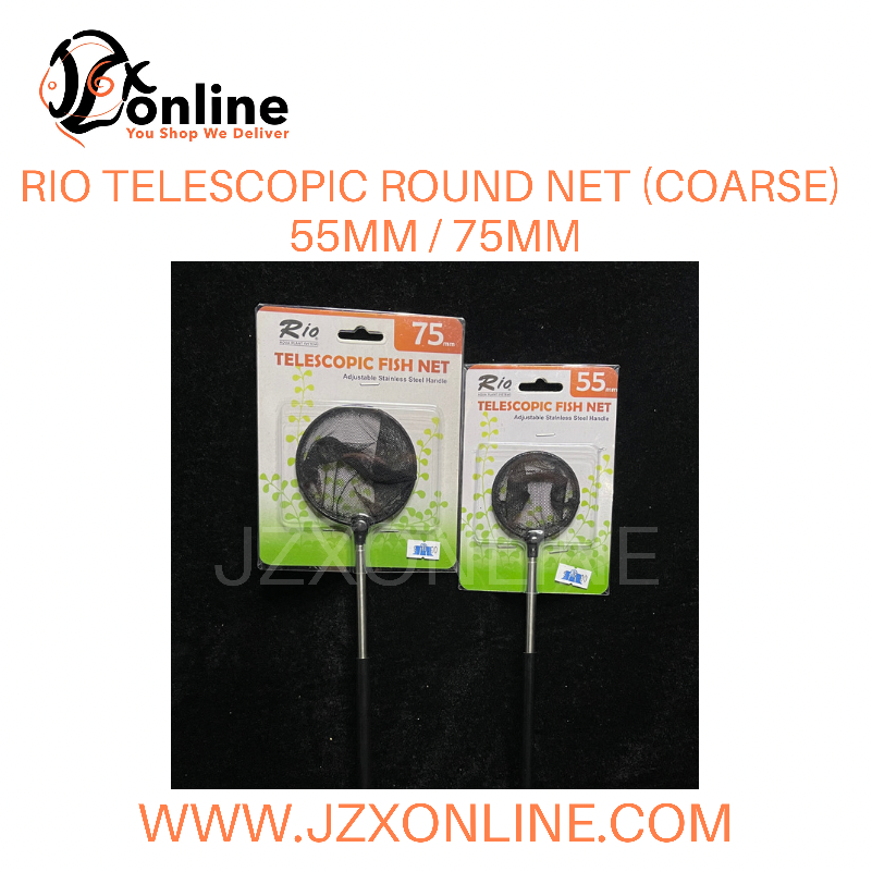RIO Telescopic Round Net (Coarse) - 55mm / 75mm