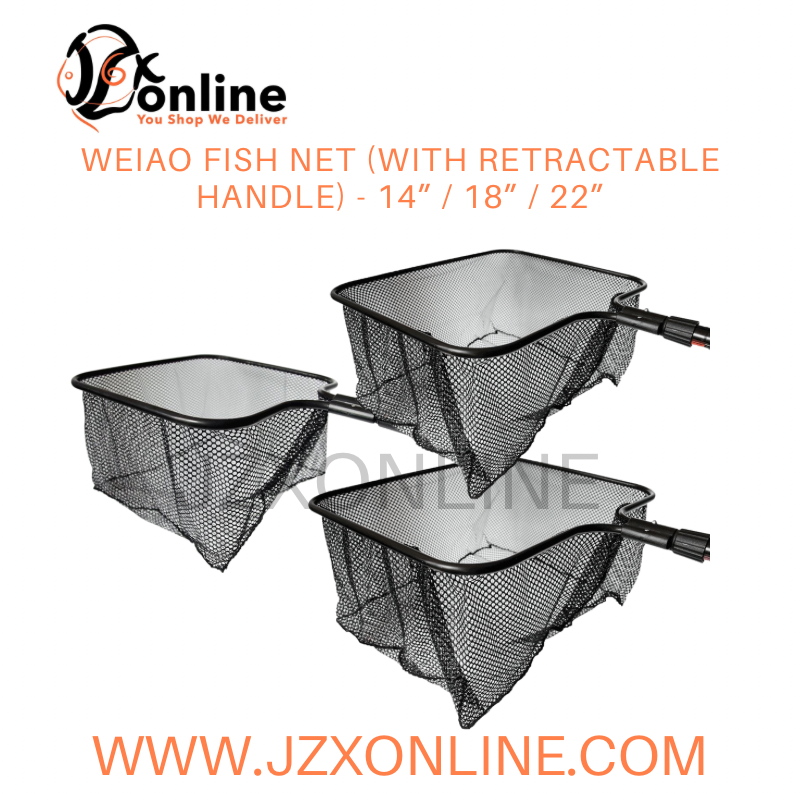 WEIAO Fish Net (with retractable handle) - 14” / 18” / 22”