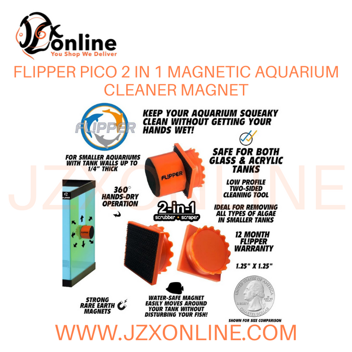 FLIPPER Pico 2 in 1 Magnetic Aquarium Cleaner Magnet