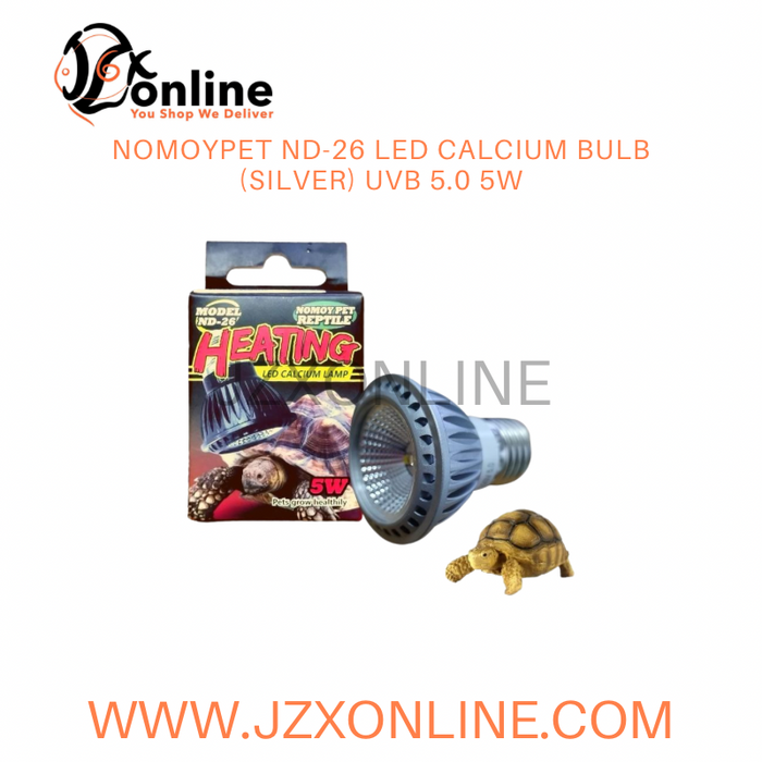 NOMOYPET ND-26 LED Calcium Bulb (Silver) UVB 5.0 5W