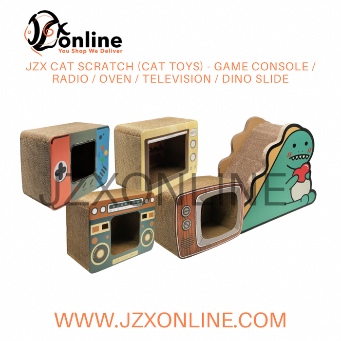 JZX Cat Scratch (Cat Toys) - Game Console / Radio / Oven / Television / Dino Slide