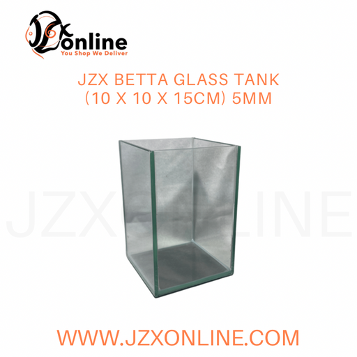 JZX Betta Glass Tank (10 x 10 x 15cm) 5mm