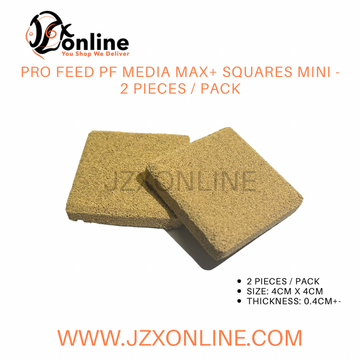 PRO FEED PF Media MAX+ Squares Mini - 2 Pieces / pack