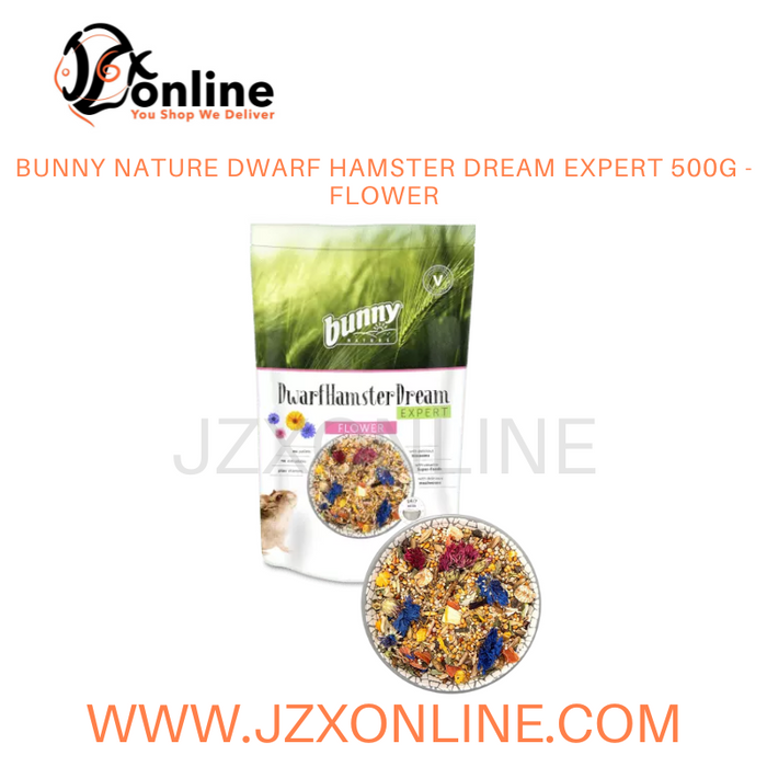 BUNNY NATURE Dwarf Hamster Dream Expert 500g - Hair & Skin | Flower
