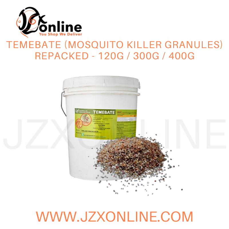TEMEBATE (Mosquito Killer Granules / Same function as BTI Mosquito Granules) REPACKED - 120g / 300g / 400g