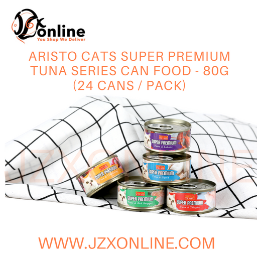 ARISTO CATS Super Premium Tuna Series Can Food - 80g (24cans / pack)