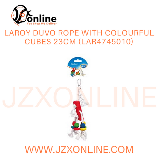 LAROY DUVO Rope with colourful cubes 23cm (LAR4745010)