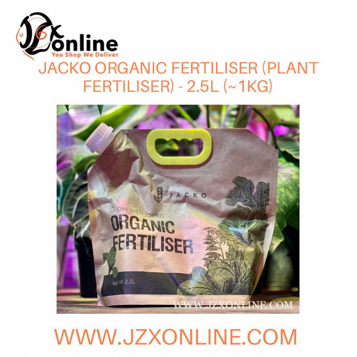 JACKO Organic Fertiliser (Plant Fertiliser) - 2.5L (~1kg)