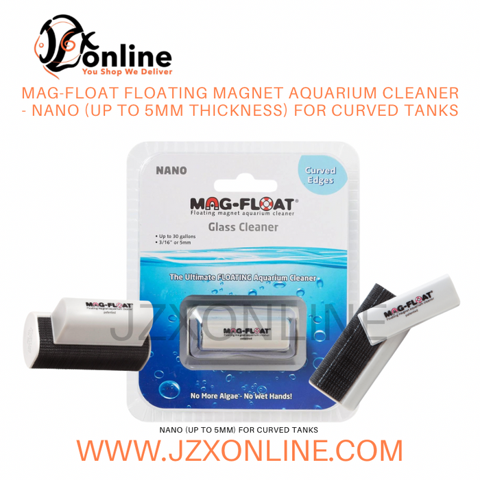 MAG-FLOAT Floating Magnet Aquarium Cleaner - Nano (up to 5mm thickness ...