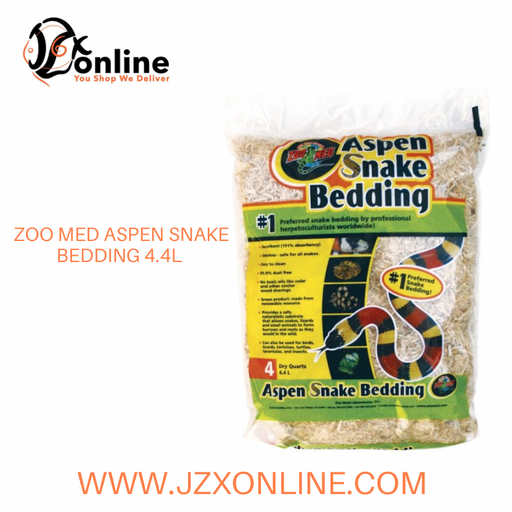 Zoo Med Aspen Snake Bedding - 4.4L