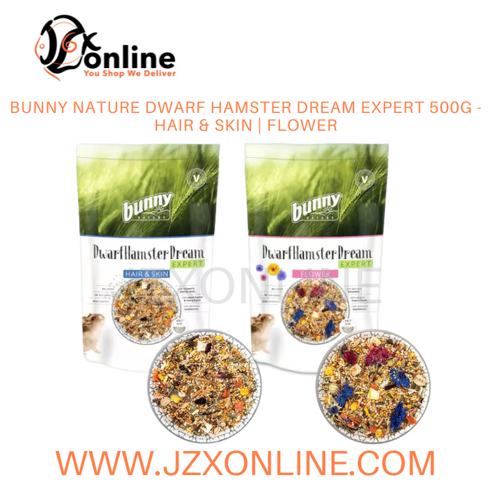 BUNNY NATURE Dwarf Hamster Dream Expert 500g - Hair & Skin | Flower