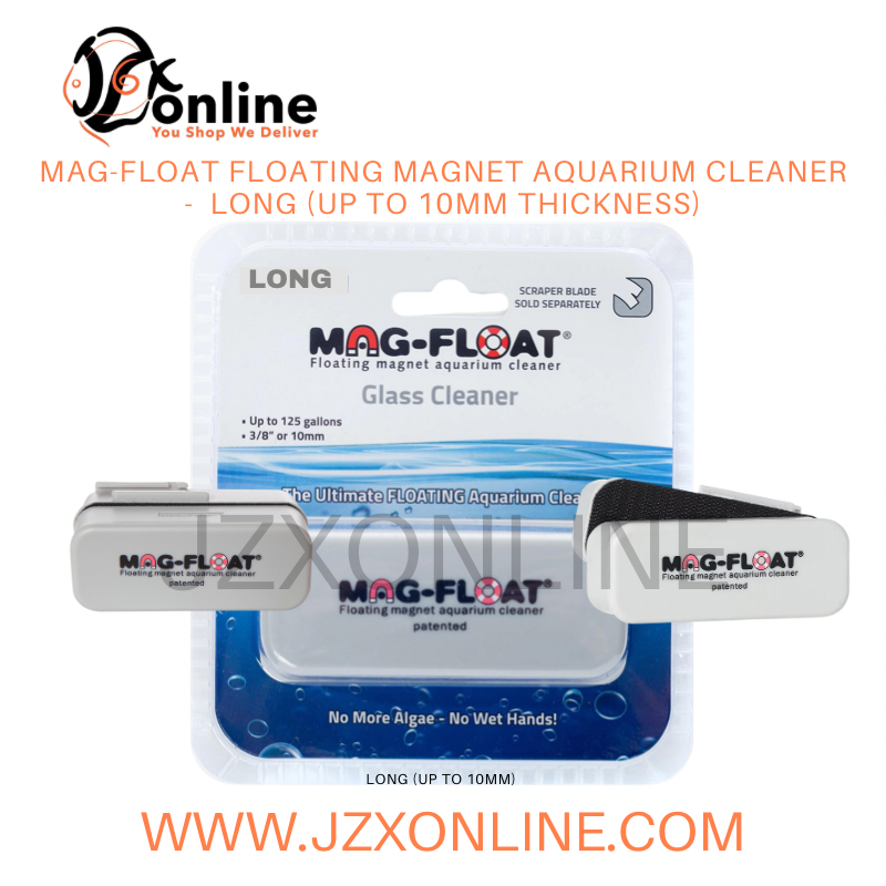 MAG-FLOAT Floating Magnet Aquarium Cleaner - Long (up to 10mm thickness)